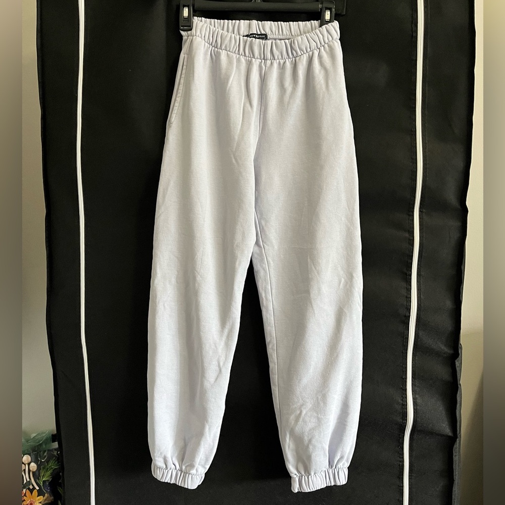 Brandy Melville size small cotton light blue jogger pants